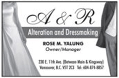 A & R Alteration & Dressmaking